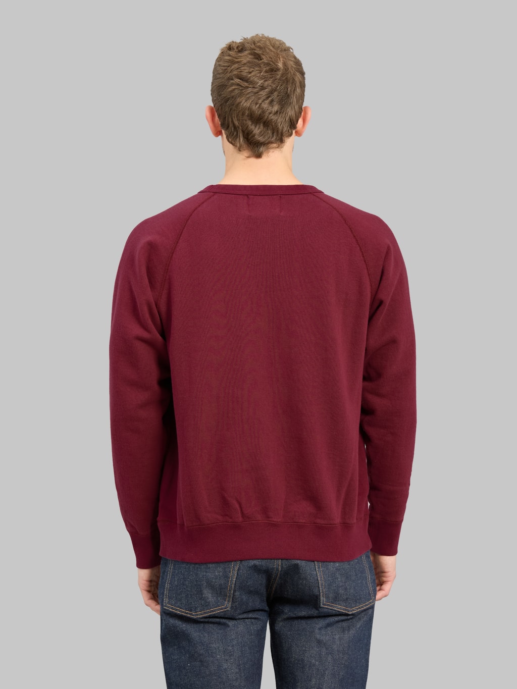 Wonder Looper Pullover Crewneck Super Looper French Terry Burgundy