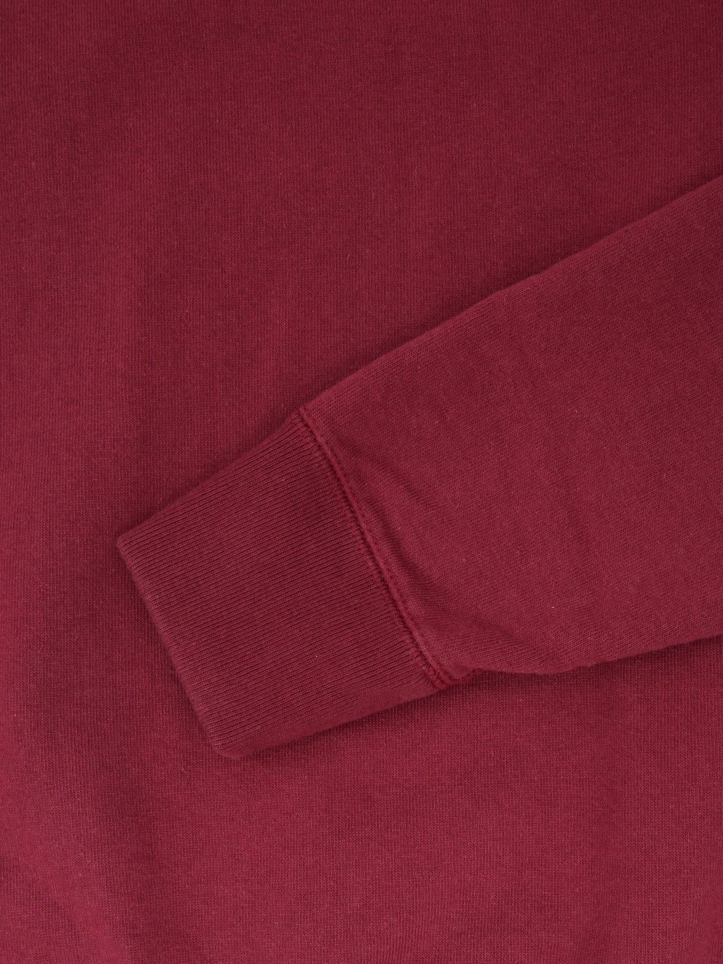 Wonder Looper Pullover Crewneck Super Looper French Terry Burgundy cuff