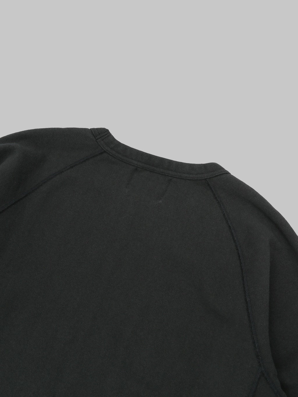 Wonder Looper Pullover Crewneck Super Looper French Terry Sumi Black collar