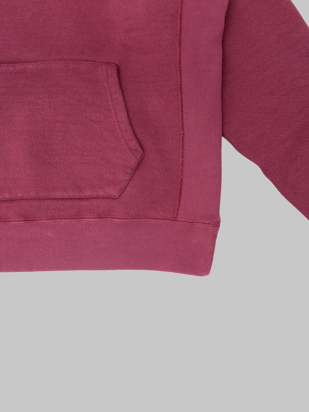Wonder Looper Pullover Hoodie 876gsm Double Heavyweight French Terry Burgundy
