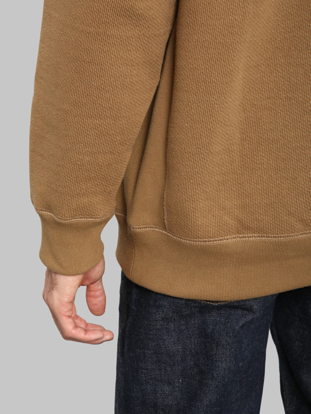 Wonder Looper Pullover Hoodie 876gsm Double Heavyweight French Terry Dune