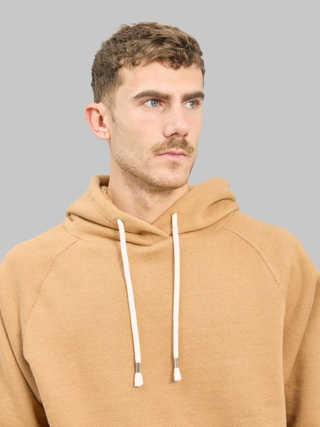 Wonder Looper Pullover Hoodie 825gsm Double Heavyweight French Terry Foxfibre® Coyote 80