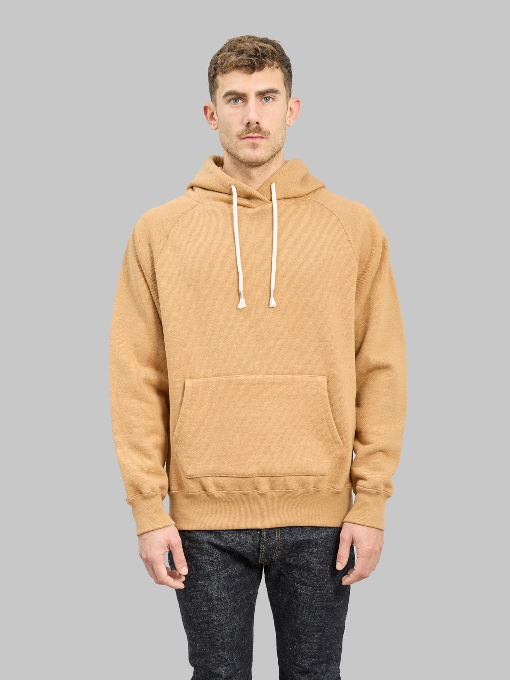 Wonder Looper Pullover Hoodie 825gsm Double Heavyweight French Terry Foxfibre® Coyote 80