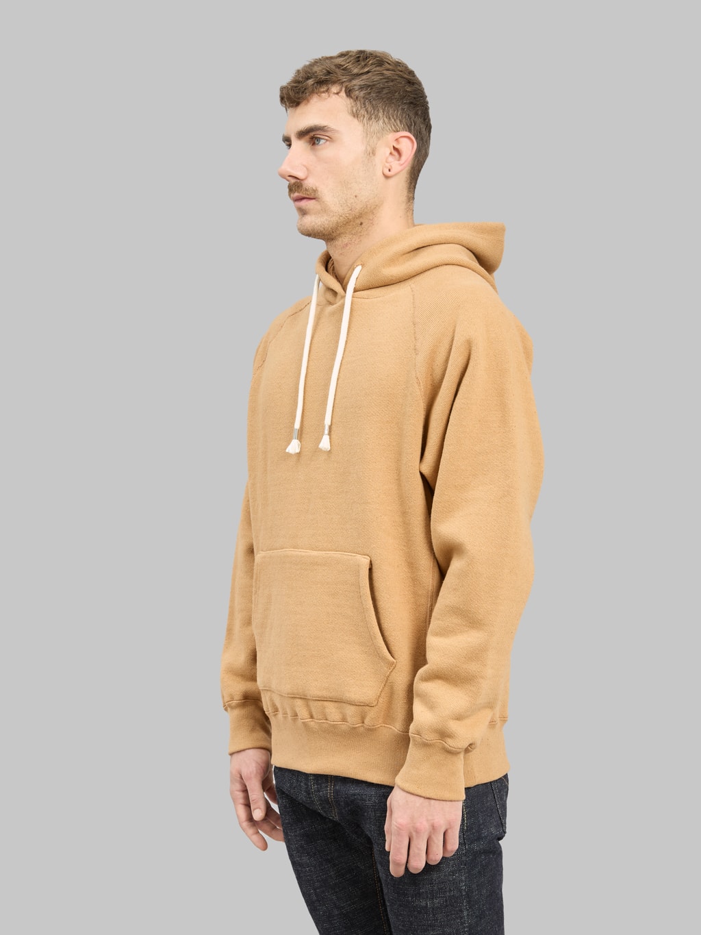 Wonder Looper Pullover Hoodie 825gsm Double Heavyweight French Terry Foxfibre® Coyote 80