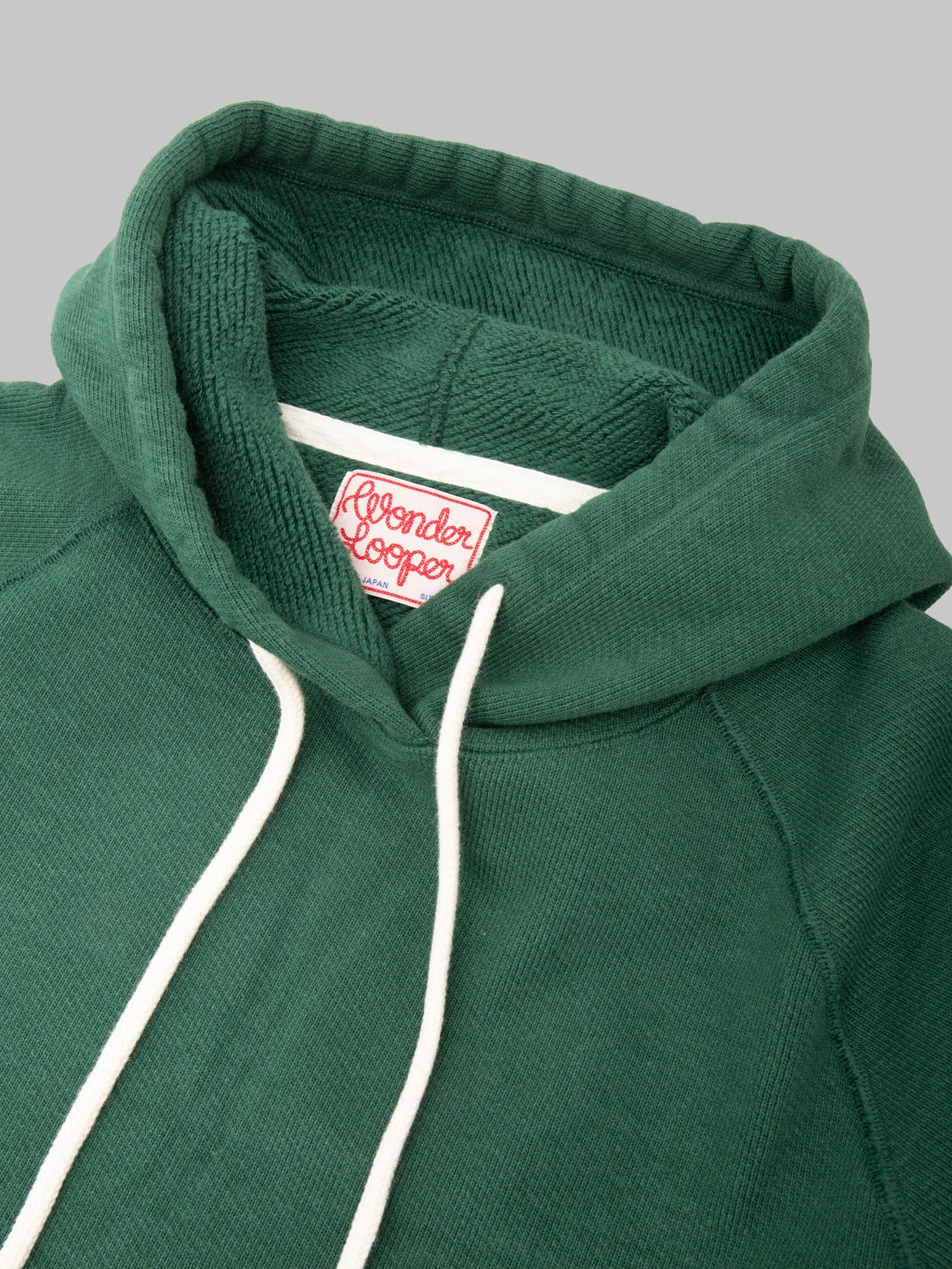 Wonder Looper Pullover Hoodie 876gsm Double Heavyweight French Terry Racing Green