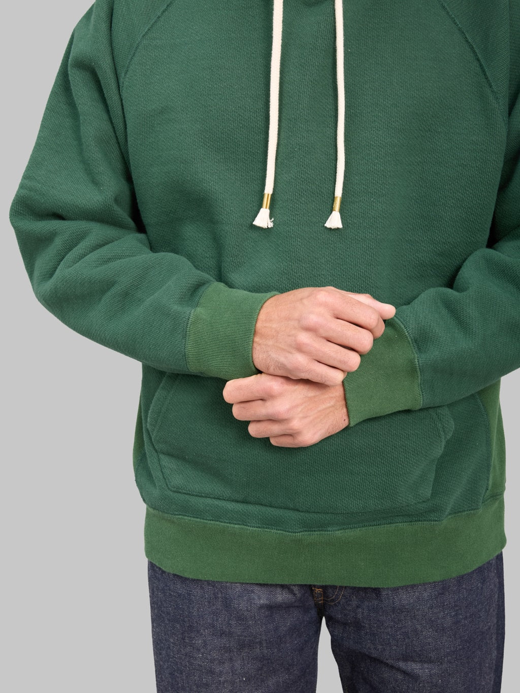Wonder Looper Pullover Hoodie 876gsm Double Heavyweight French Terry Racing Green