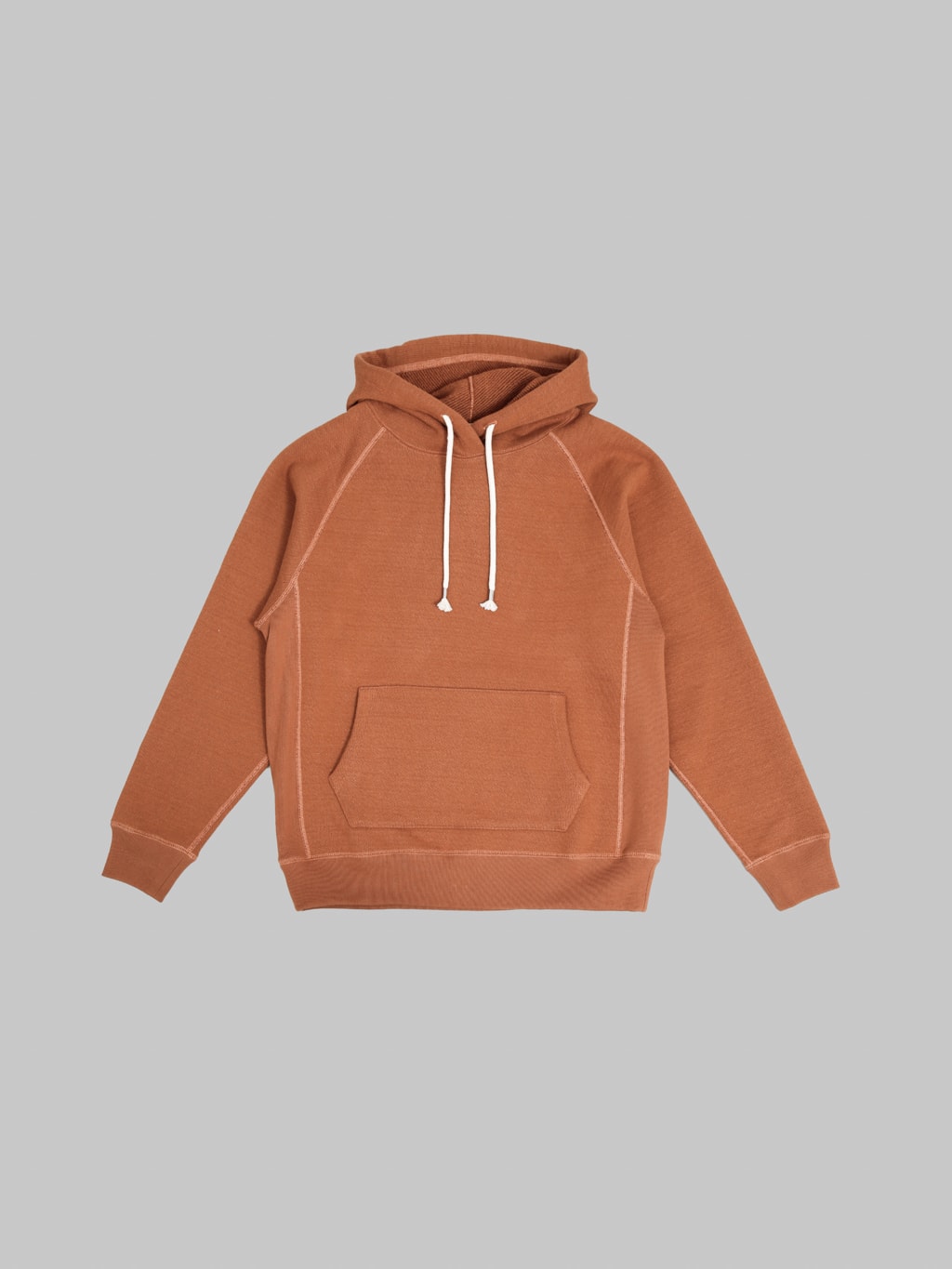 Wonder Looper Pullover Hoodie 876gsm Double Heavyweight French Terry Rust