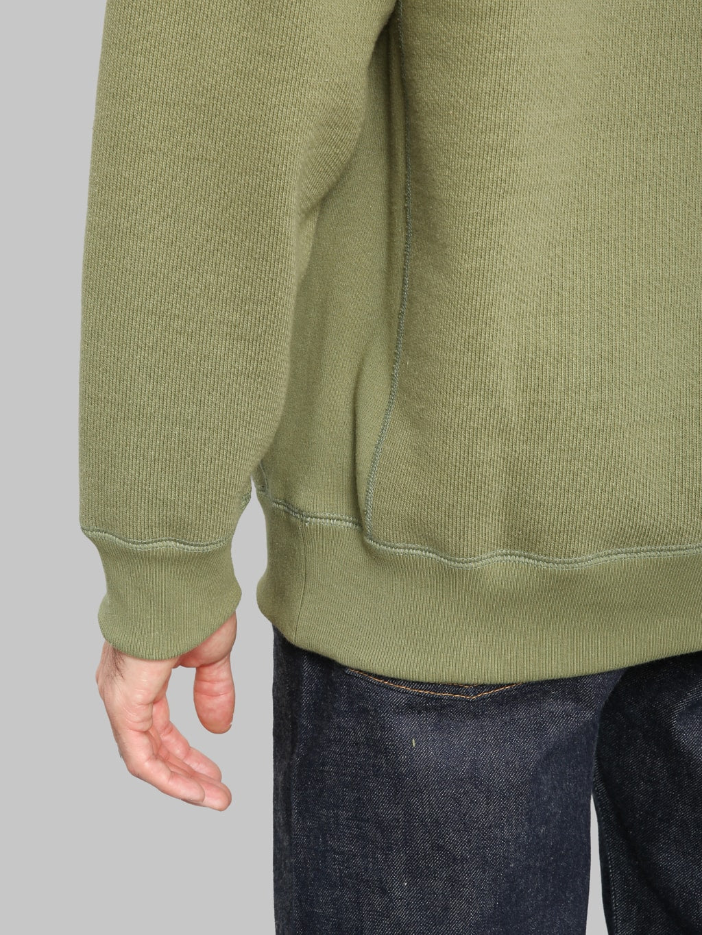 Wonder Looper Pullover Hoodie 876gsm Double Heavyweight French Terry Sage