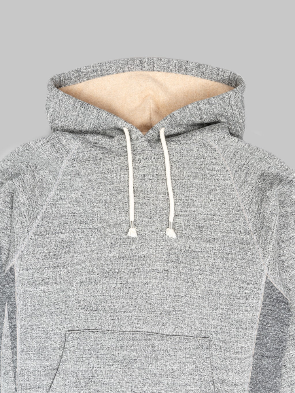 Wonder Looper Pullover Hoodie Fleeced Foxfibre® Charcoal