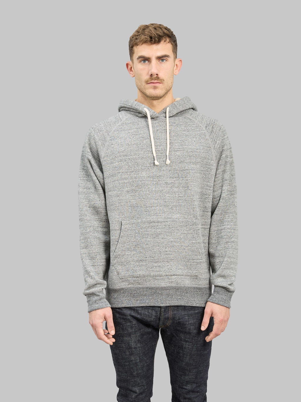 Wonder Looper Pullover Hoodie Fleeced Foxfibre® Charcoal