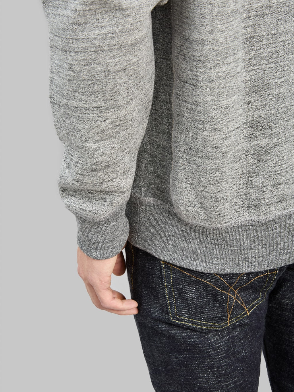 Wonder Looper Pullover Hoodie Fleeced Foxfibre® Charcoal