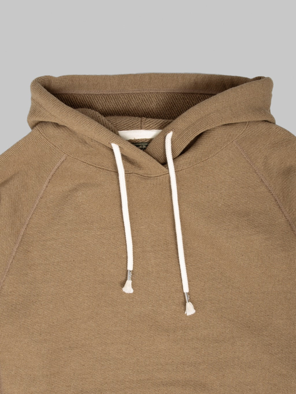 Wonder Looper Pullover Hoodie Iron Mordant Foxfibre® Double Heavyweight French Terry Coyote 80
