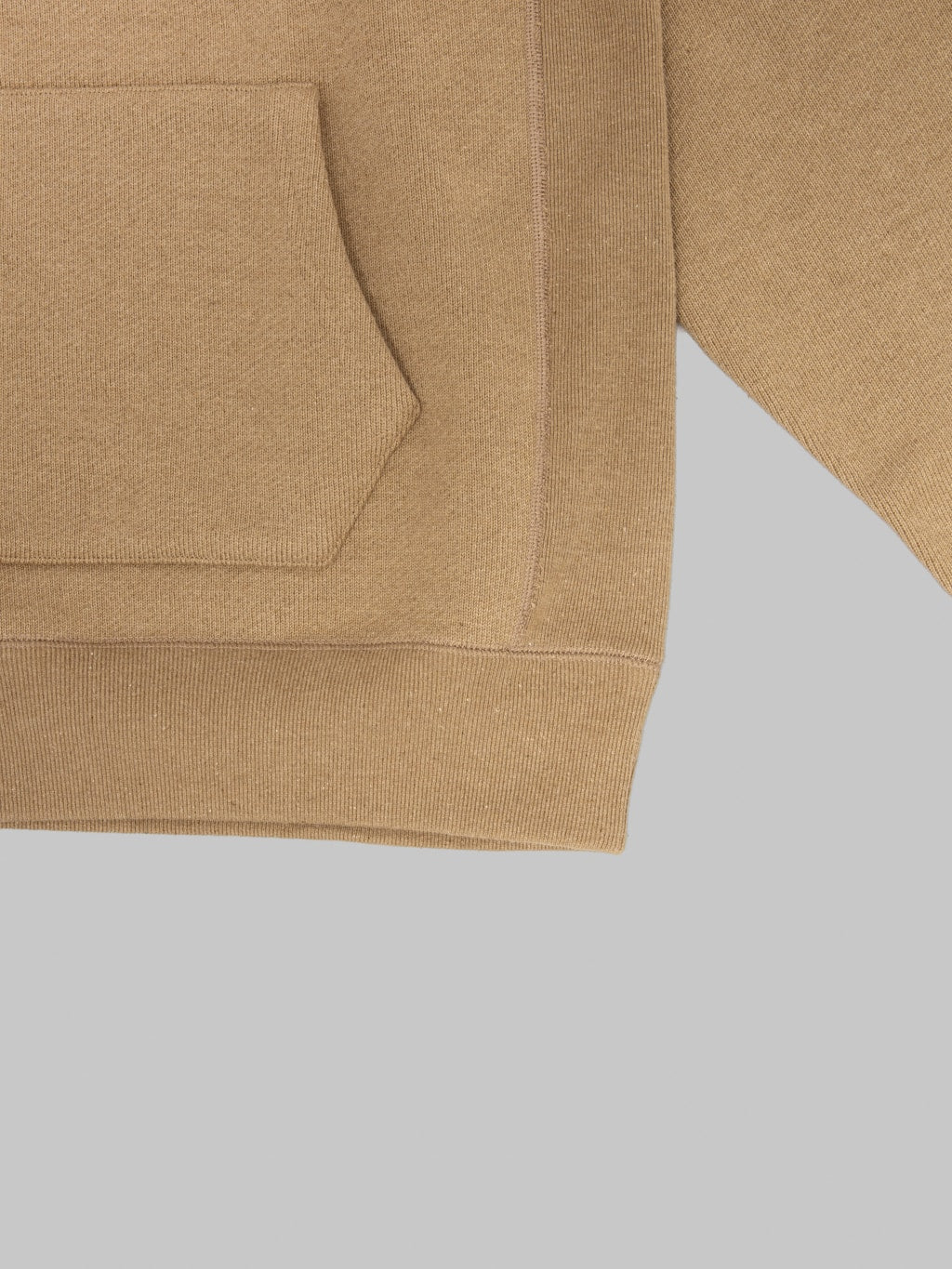 Wonder Looper Pullover Hoodie Iron Mordant Foxfibre® Double Heavyweight French Terry Coyote 80