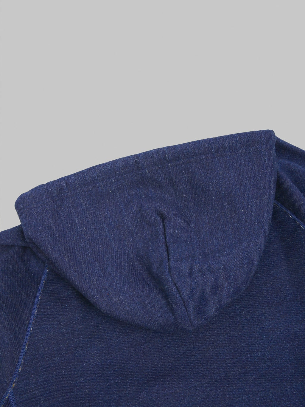 Wonder Looper Pullover Hoodie Real Indigo Blanket Striped French Terry hood