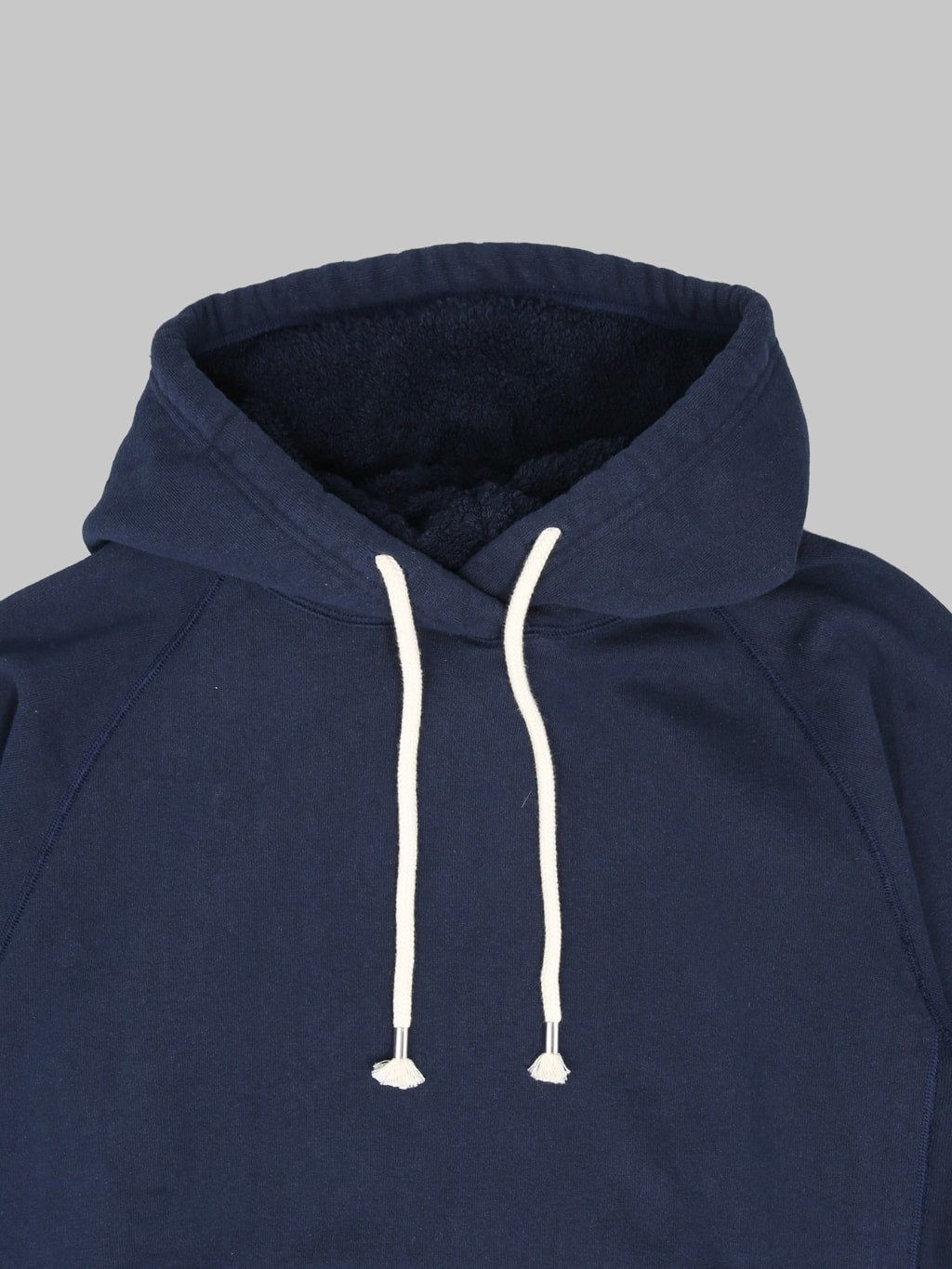 Wonder Looper Pullover Hoodie Super Looper French Terry Navy collar