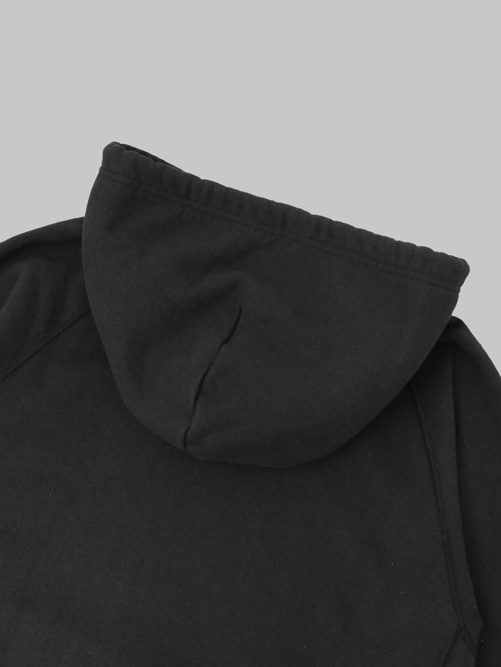 Wonder Looper Pullover Hoodie Super Looper French Terry Sumi Black hood detail