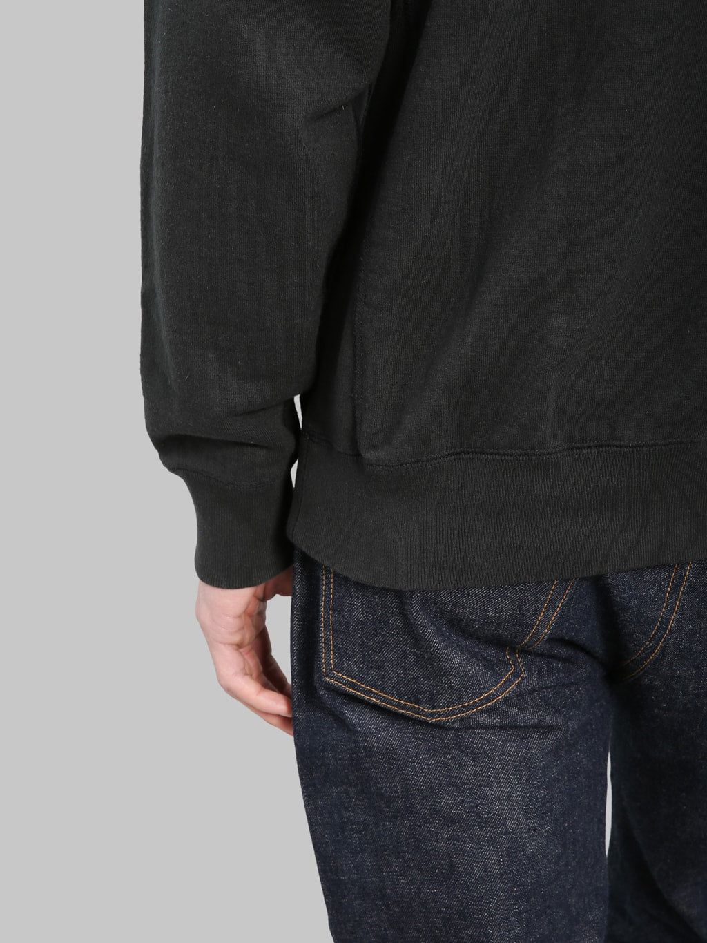 Wonder Looper Pullover Hoodie Super Looper French Terry Sumi Black