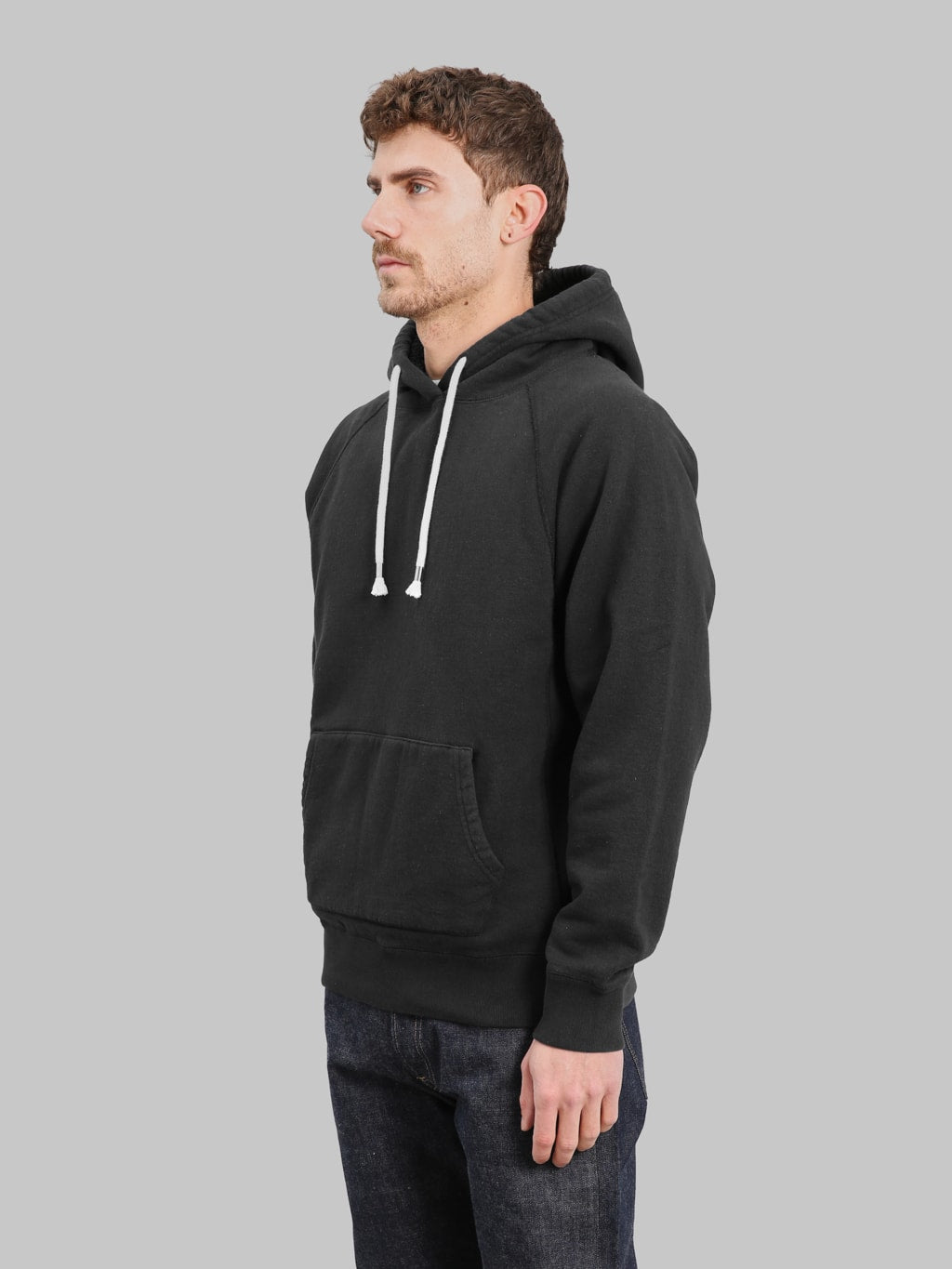 Wonder Looper Pullover Hoodie Super Looper French Terry Sumi Black