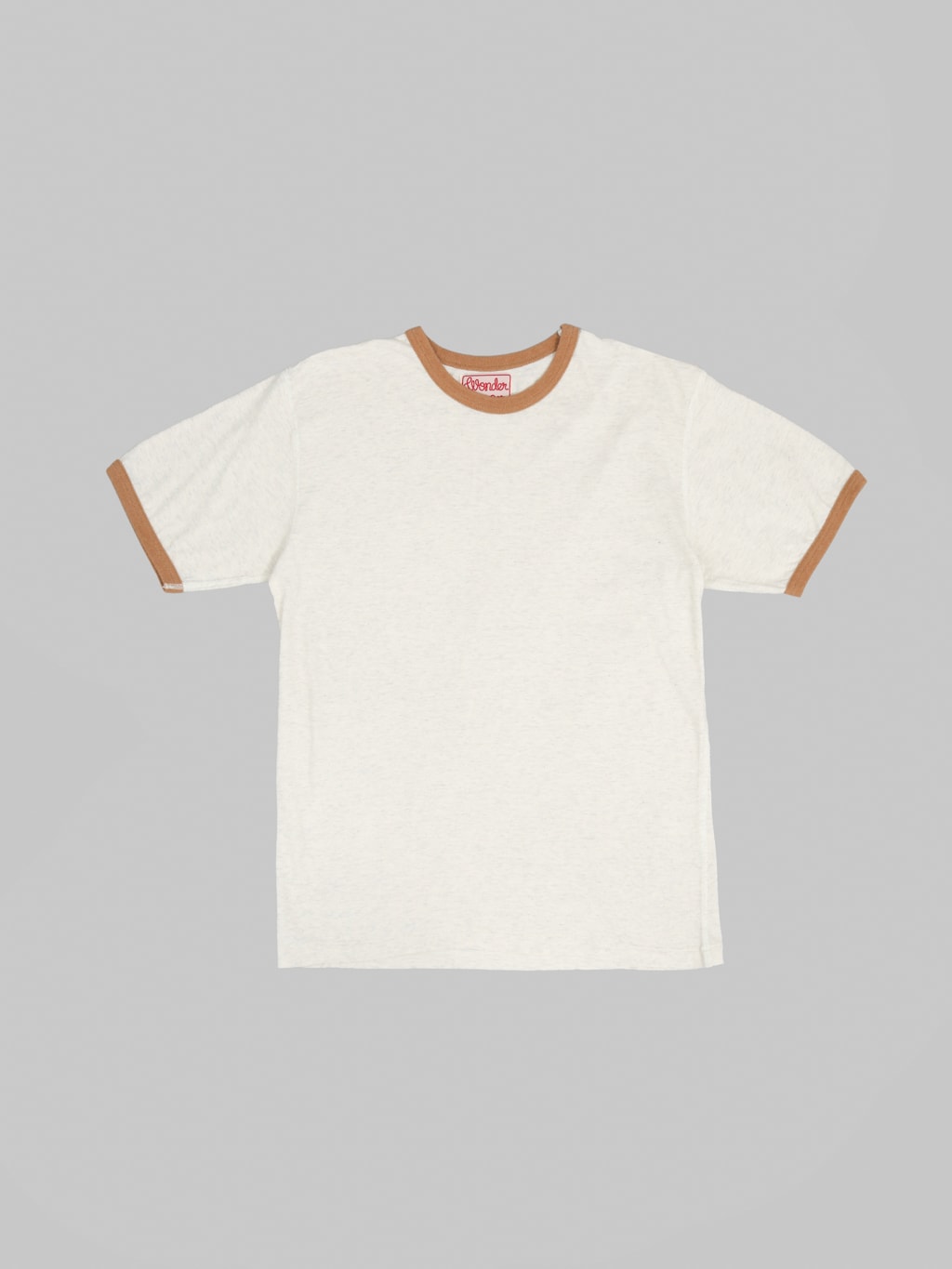Wonder Looper Recycled Cotton Foxfibre® Ringer T-Shirt Sand
