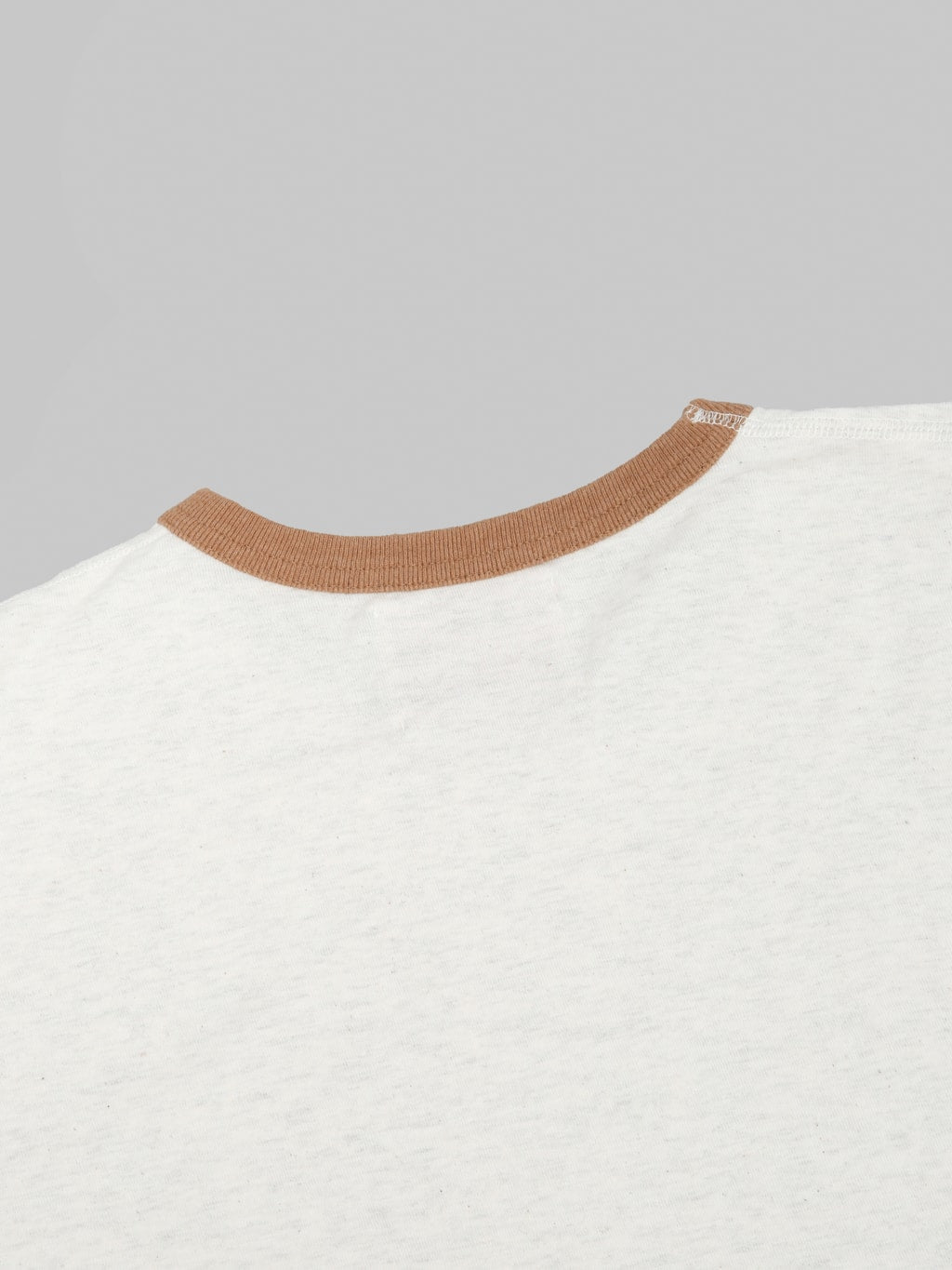 Wonder Looper Recycled Cotton Foxfibre® Ringer T-Shirt Sand