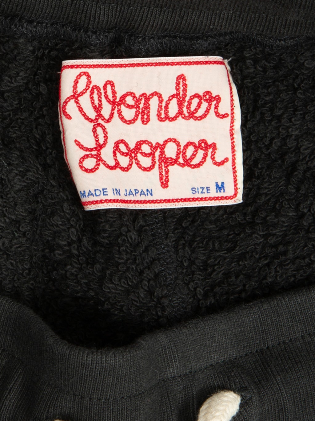 Wonder Looper Super Looper French Terry Sweatpants Sumi Black