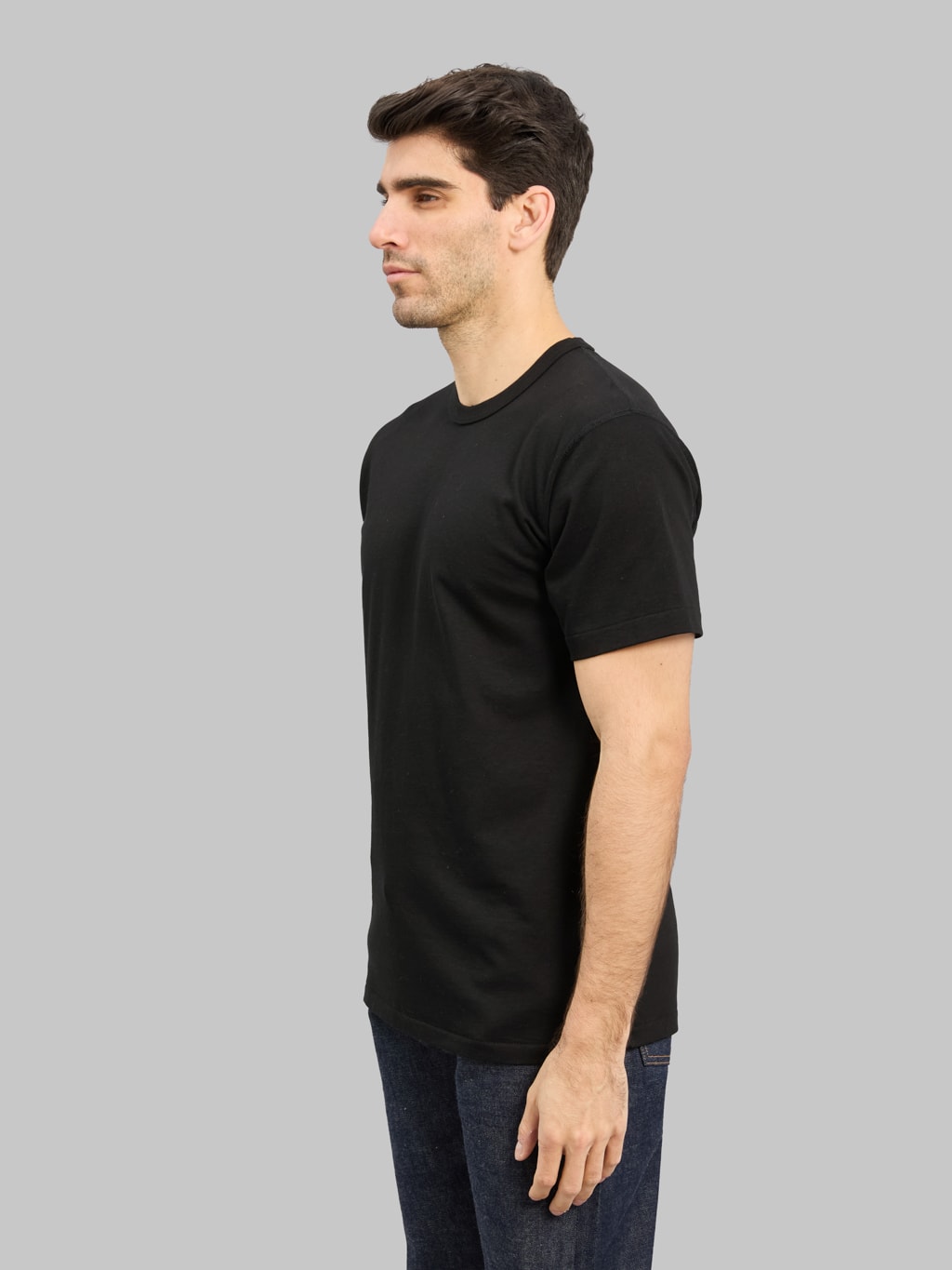 Redcast Heritage x Wonder Looper Suvin Gold Tsuriami T-Shirt Black - Redcast Heritage Co.