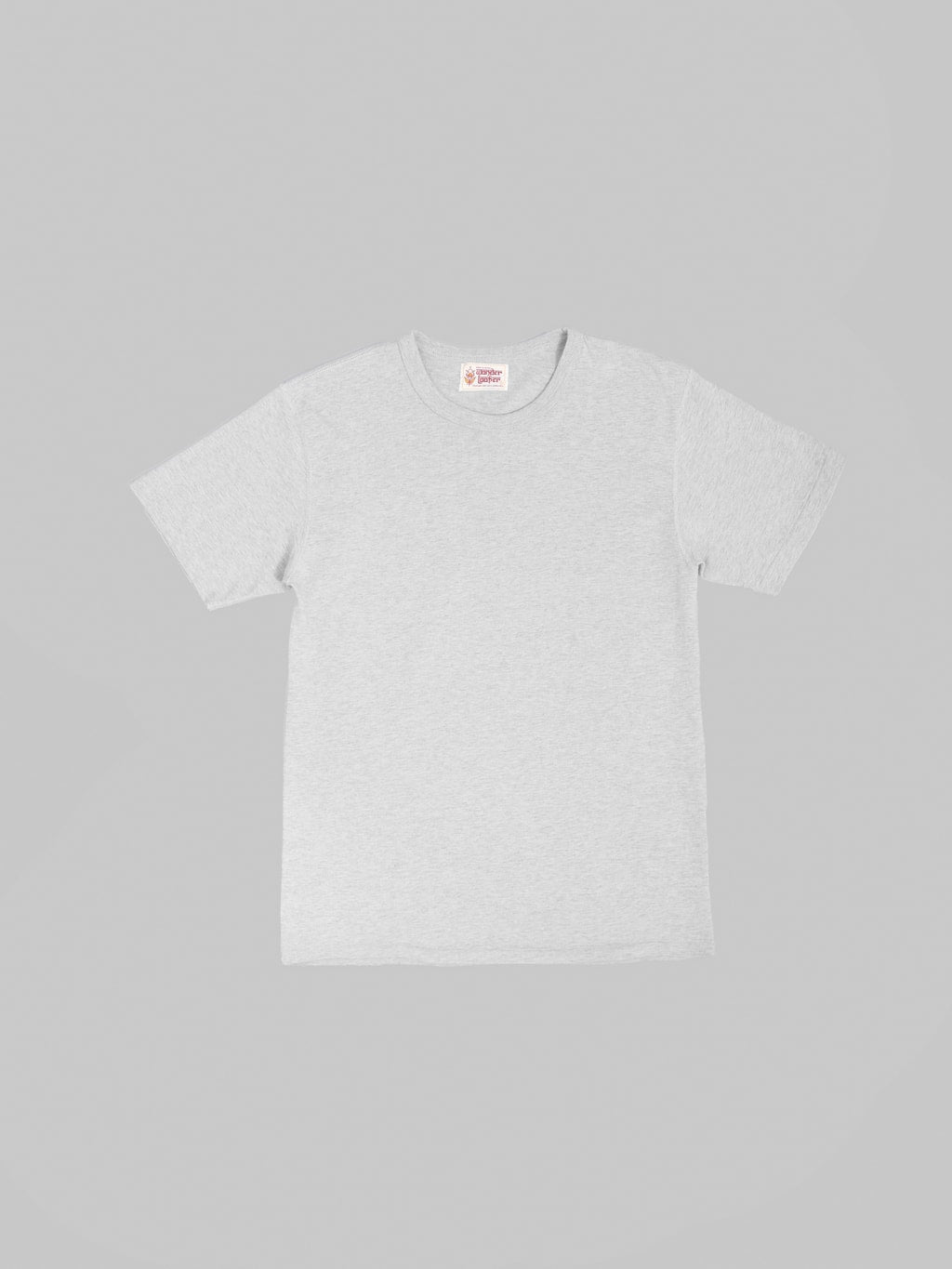 Redcast Heritage x Wonder Looper Suvin Gold Tsuriami T-Shirt Heather Grey - Redcast Heritage Co.