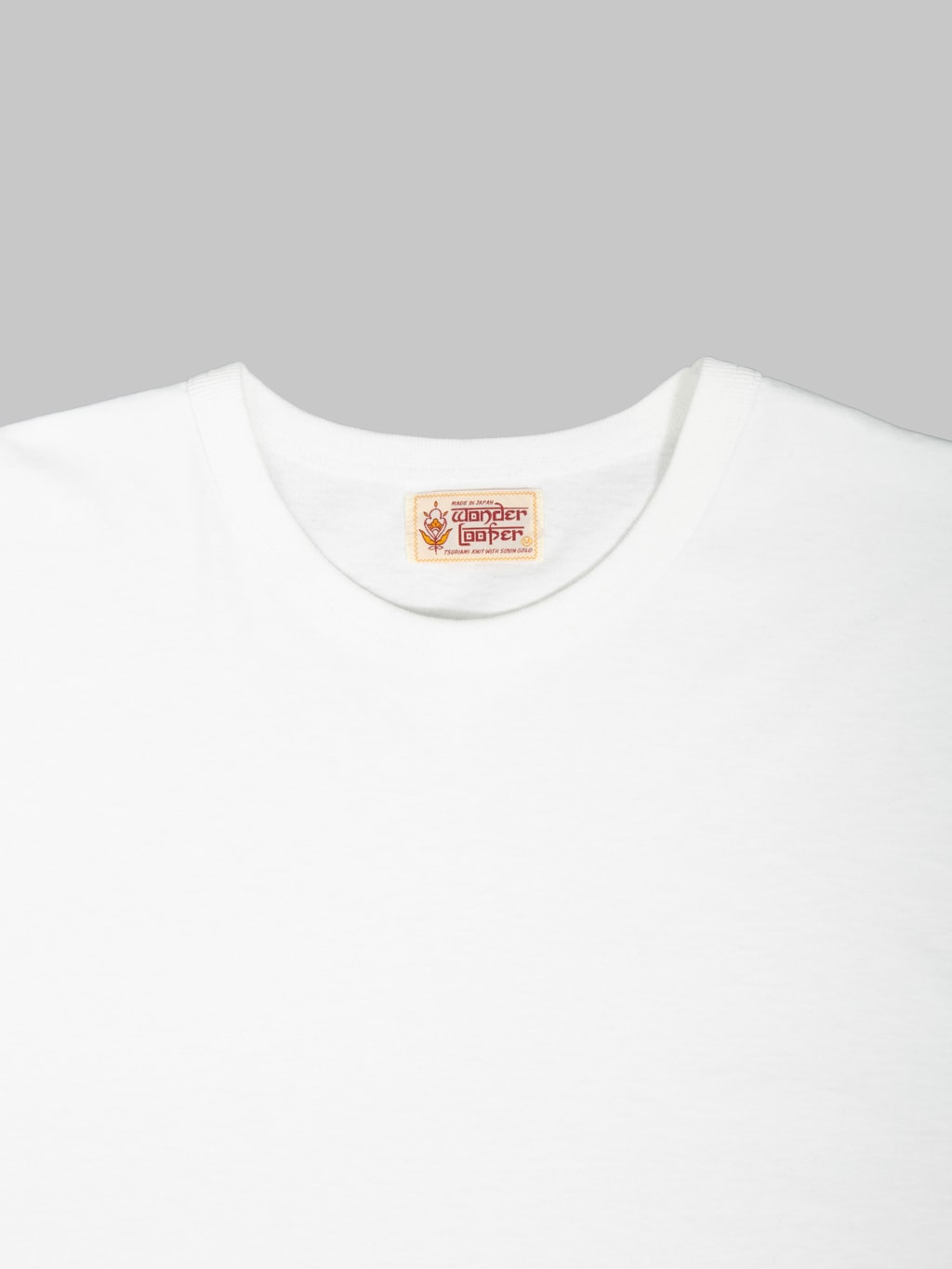 Redcast Heritage x Wonder Looper Suvin Gold Tsuriami T-Shirt White - Redcast Heritage Co.
