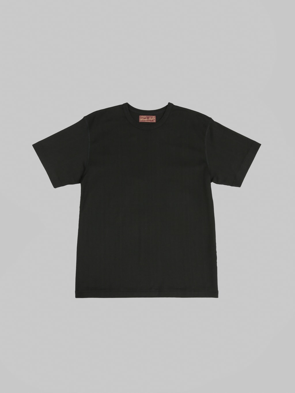 Wonder Looper Ultimate Pima Tsuriami Crewneck TShirt Black front