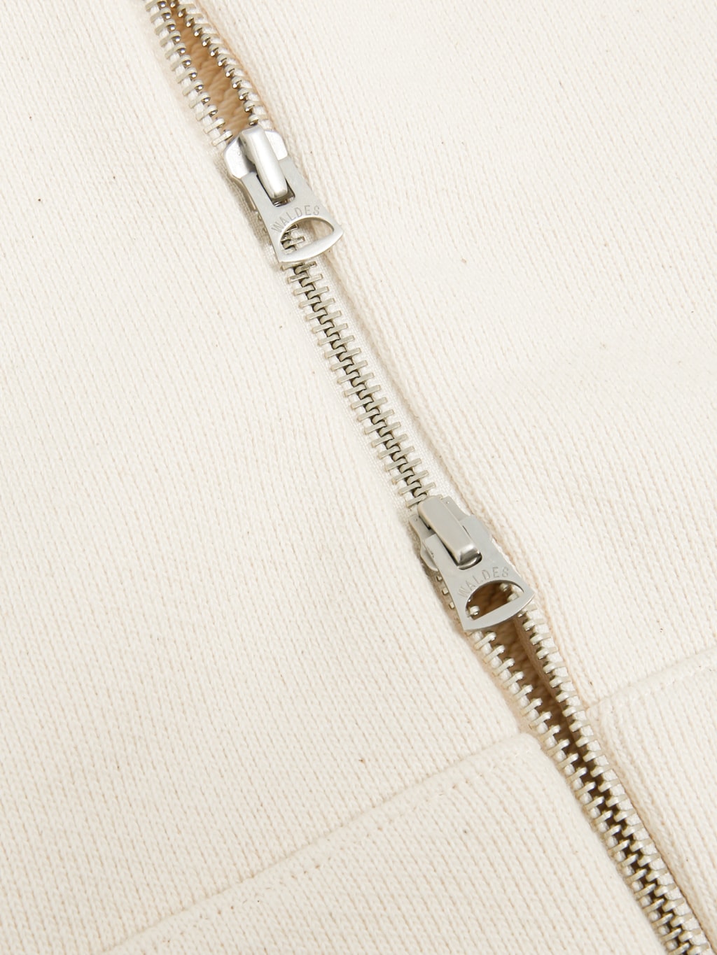 Wonder Looper Zip Hoodie 876gsm Double Heavyweight French Terry Ecru