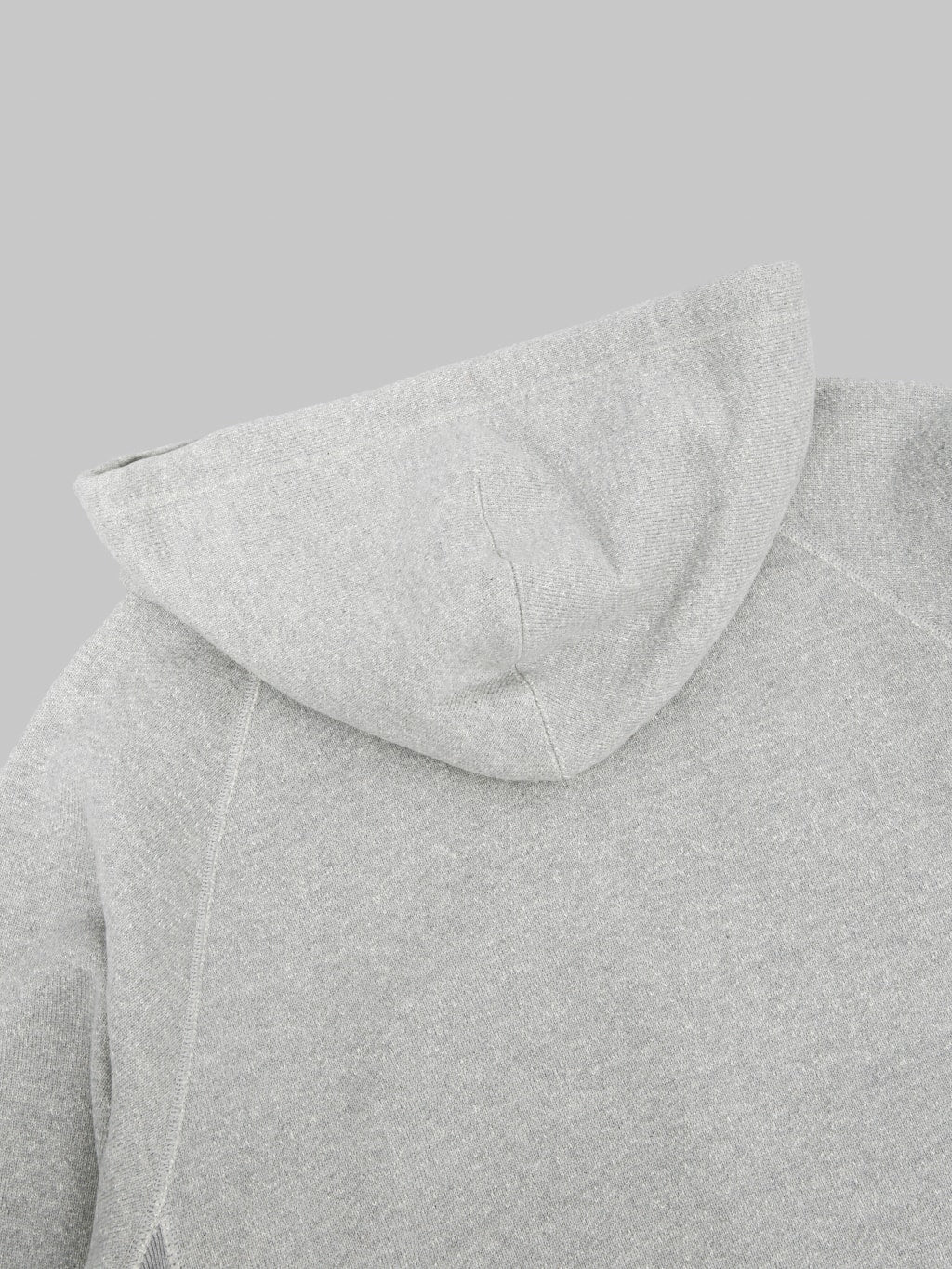 Wonder Looper Zip Hoodie 876gsm Double Heavyweight French Terry Heather Grey