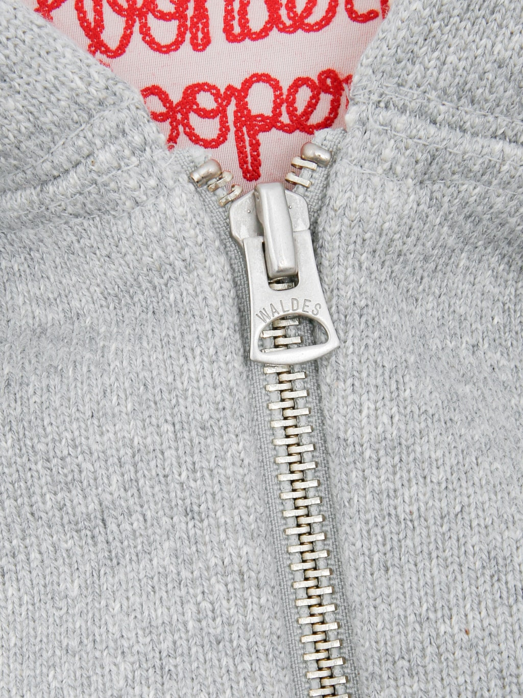 Wonder Looper Zip Hoodie 876gsm Double Heavyweight French Terry Heather Grey