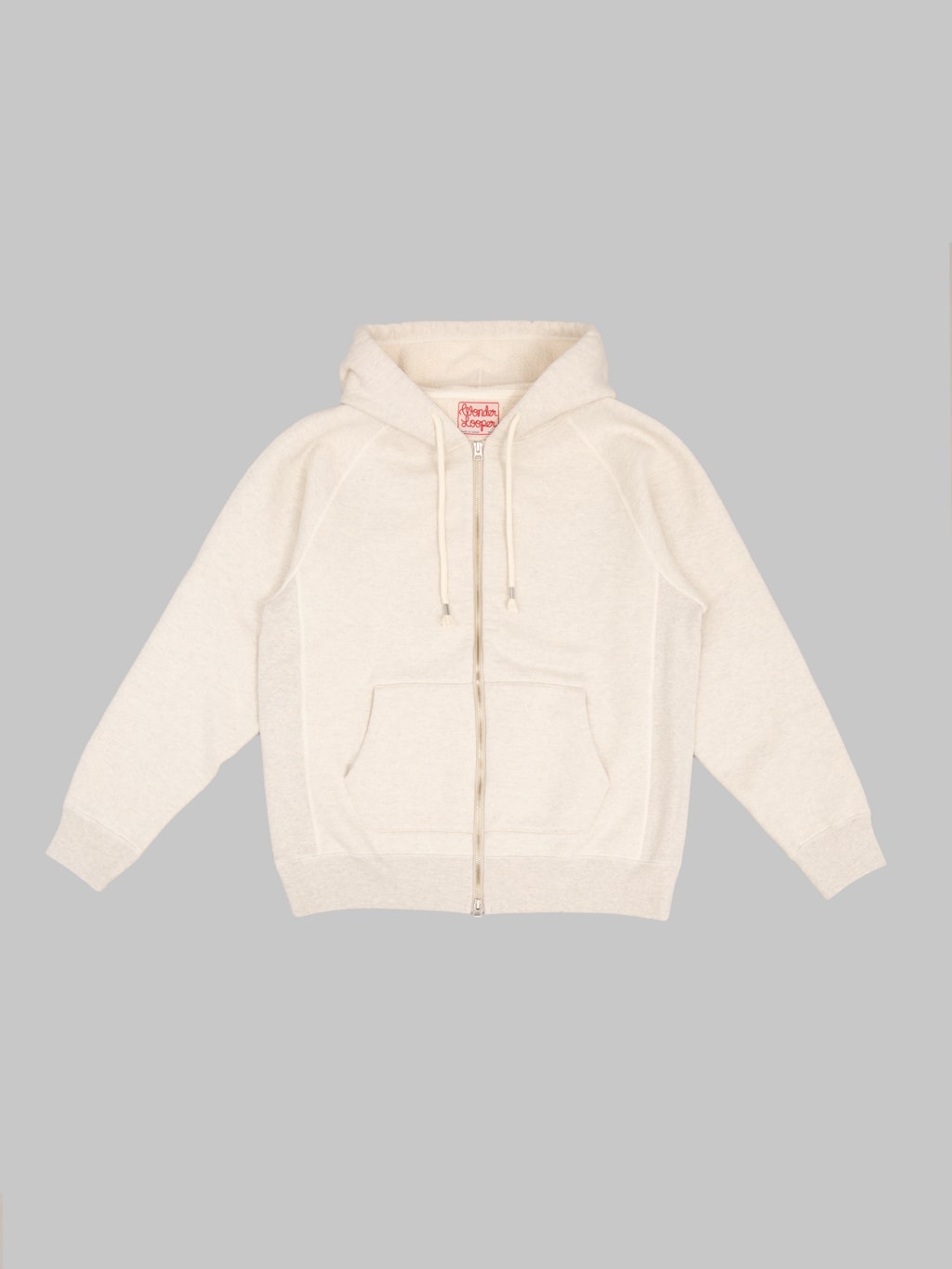 Wonder Looper Zip Hoodie 876gsm Double Heavyweight French Terry Oatmeal