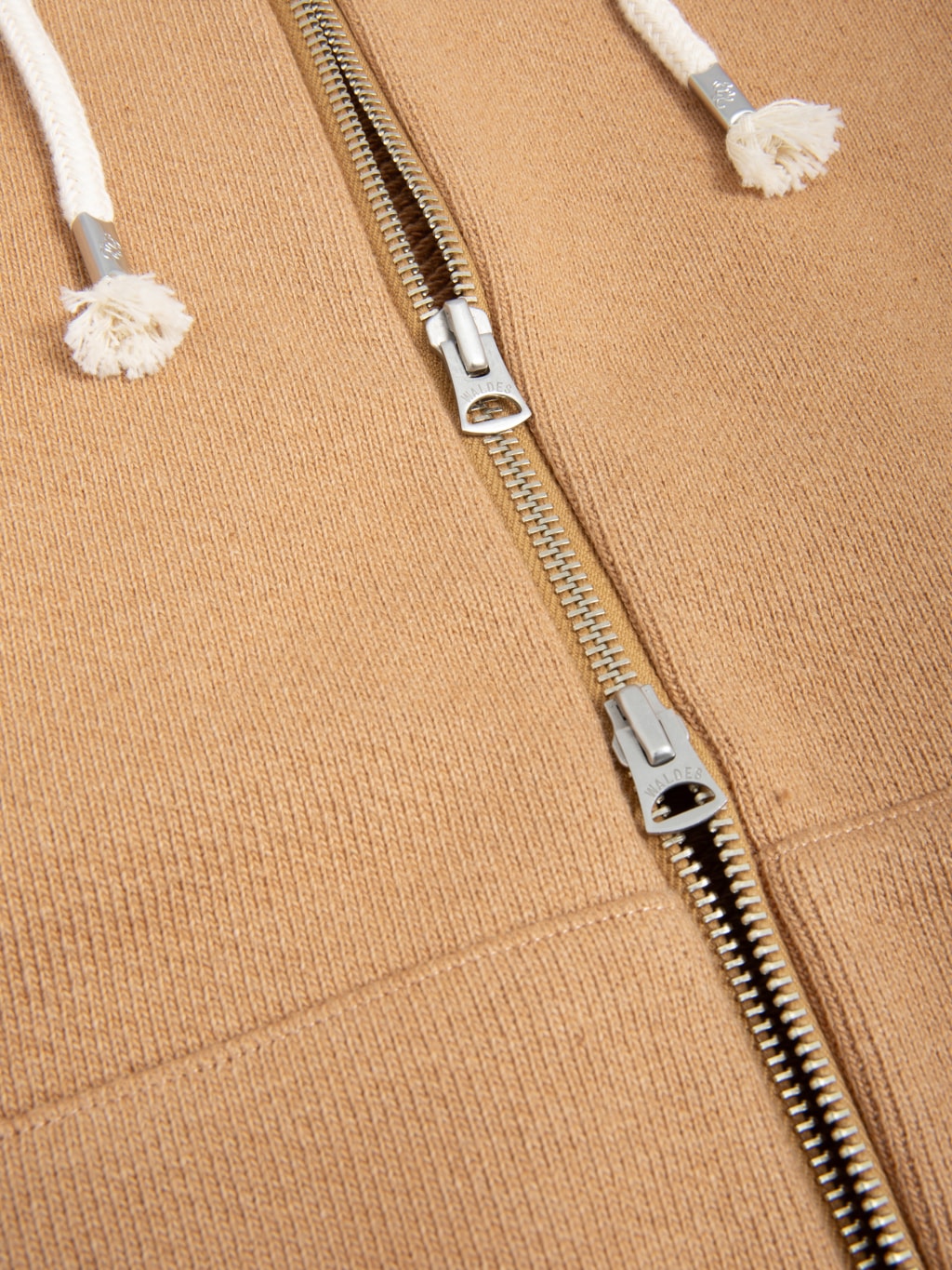 Wonder Looper Zip Hoodie Foxfibre® Double Heavyweight French Terry Coyote 80