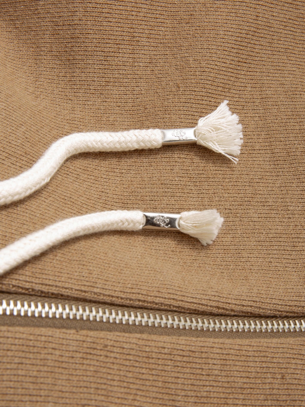 Wonder Looper Zip Hoodie Iron Mordant Foxfibre® Double Heavyweight French Terry Coyote 80