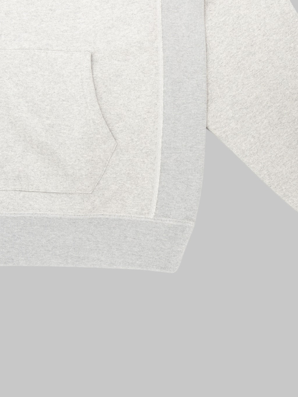 Wonder Looper Zip Hoodie Super Looper French Terry Heather Grey