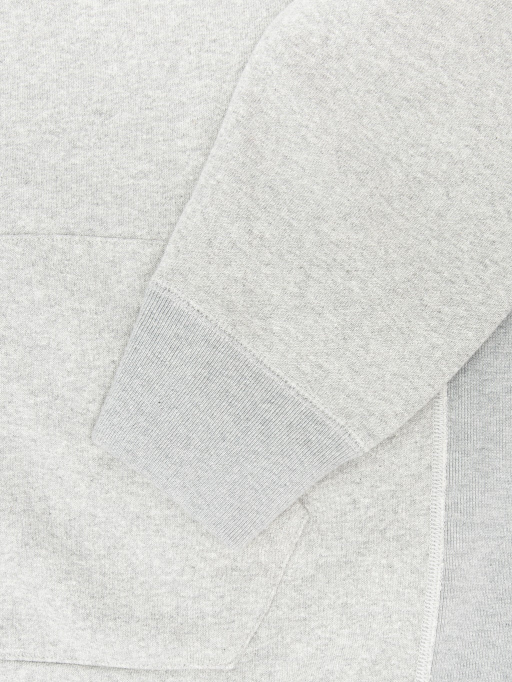Wonder Looper Zip Hoodie Super Looper French Terry Heather Grey