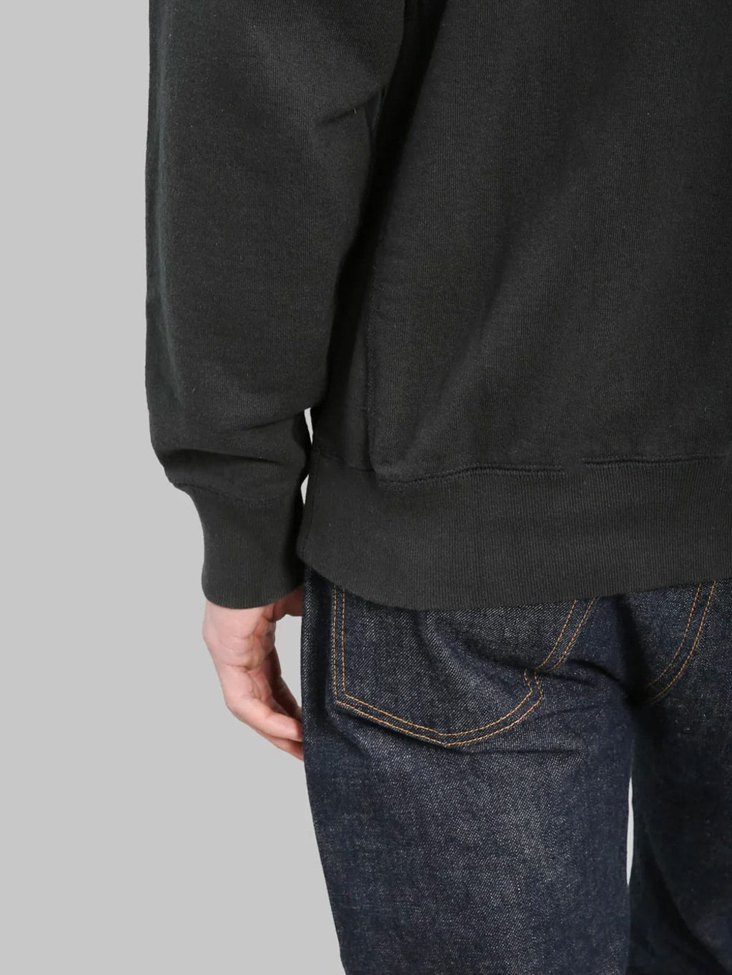 Wonder Looper Zip Hoodie Super Looper French Terry Sumi Black