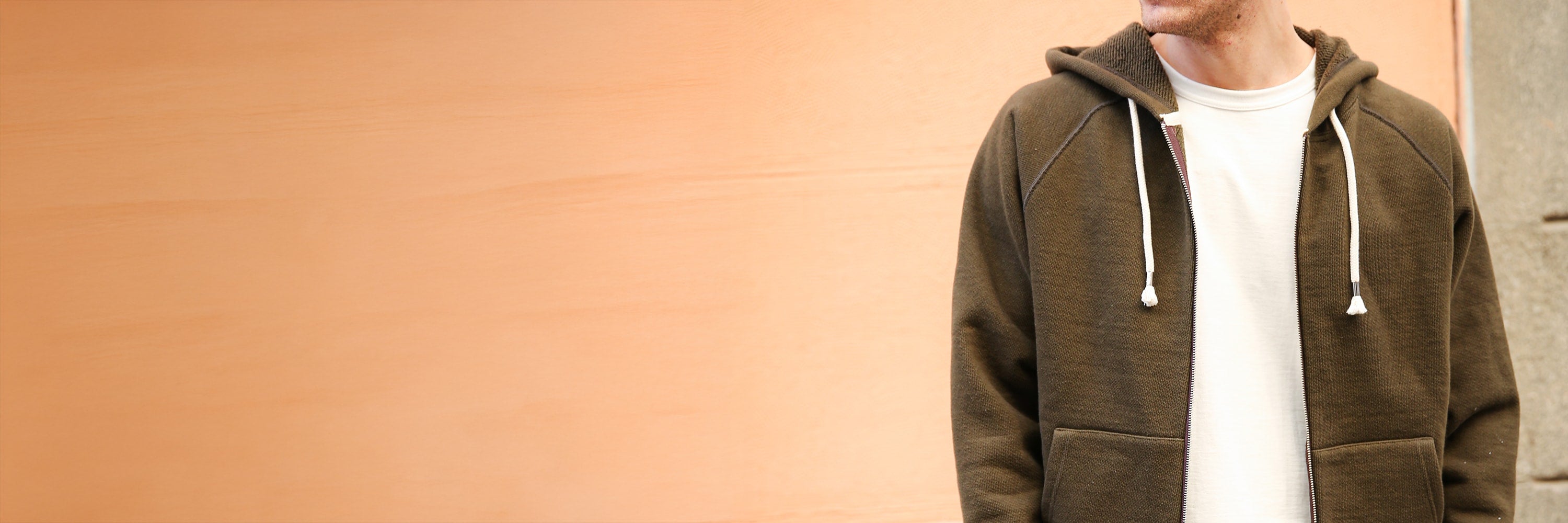 wonder looper zip hoodie