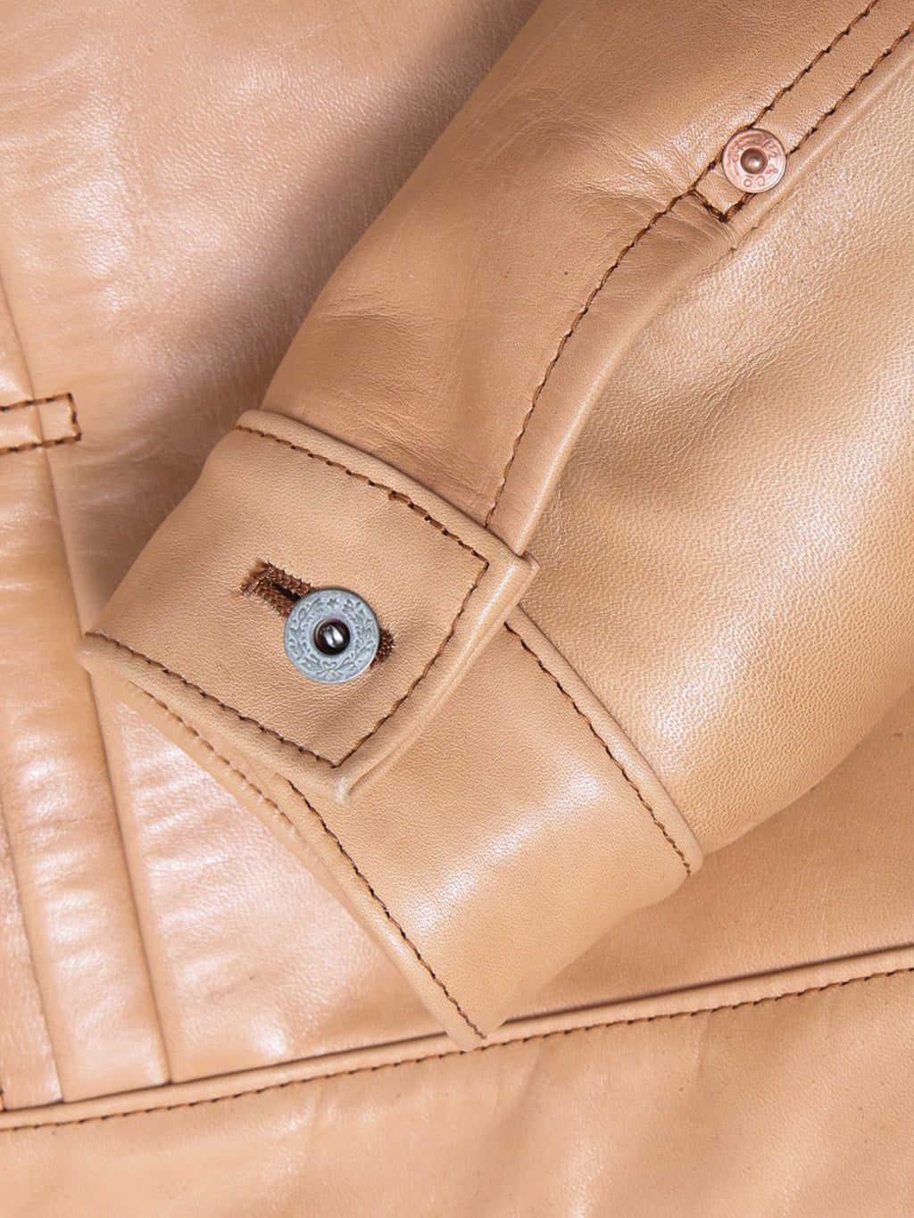Y'2 Leather KB140T Kakishibu Persimmon Tanned Horsehide Type I Jacket - Redcast Heritage Co.