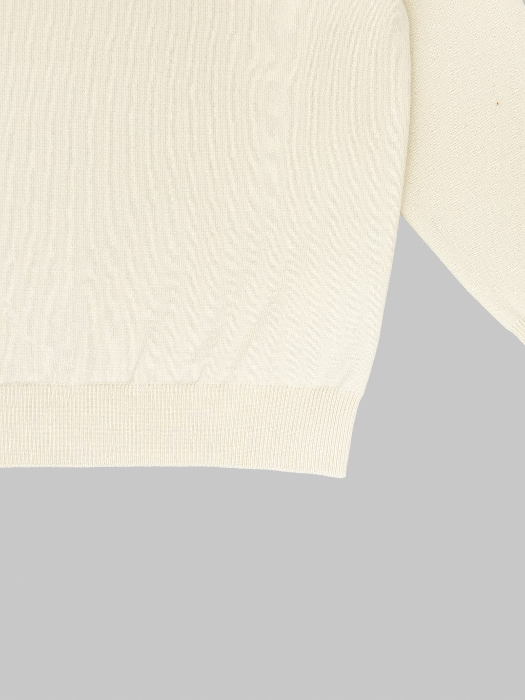 Yonetomi Rigid Cashmere Crew Neck Pullover Raw