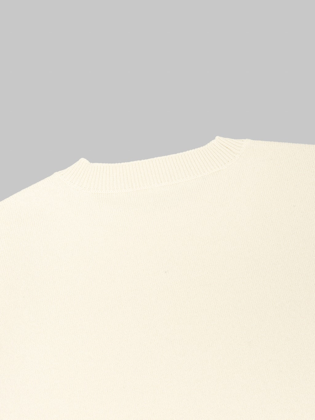 Yonetomi Rigid Cashmere Crew Neck Pullover Raw