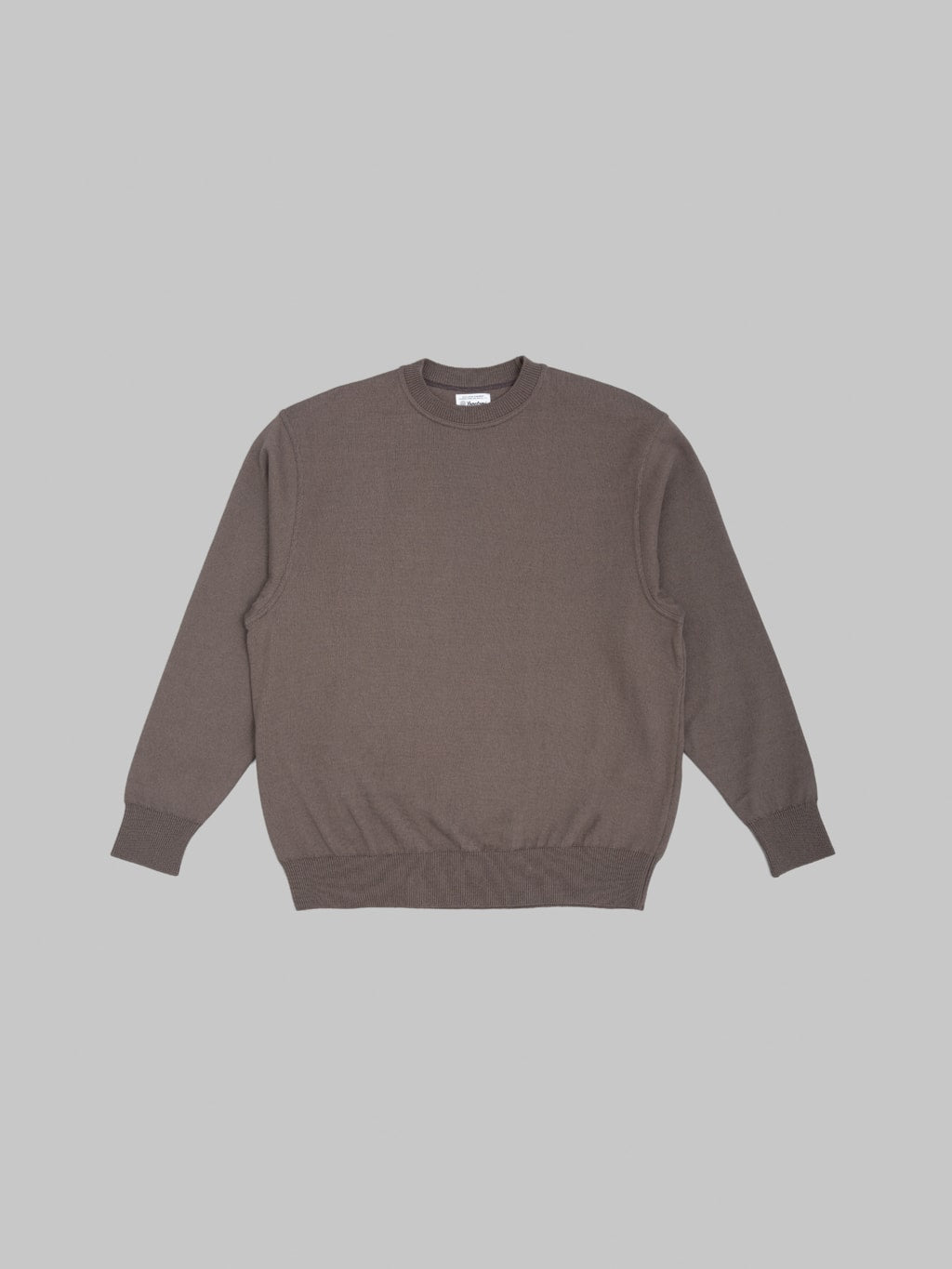 Yonetomi　WAVE COTTON KNIT PULLOVER Yonetomi Wave Cotton Knit Pullover Grey | Japanese Cotton Sweater