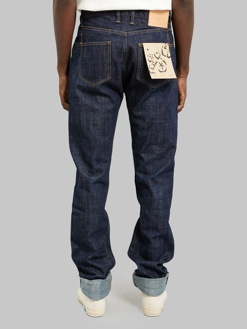 3sixteen CT 20th Anniversary Burkina Faso Classic Tapered Jeans back fit