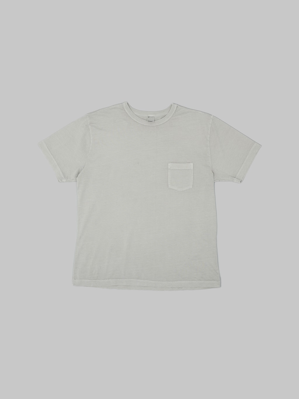3sixteen Garment Dyed Pima Pocket Tshirt Ash front