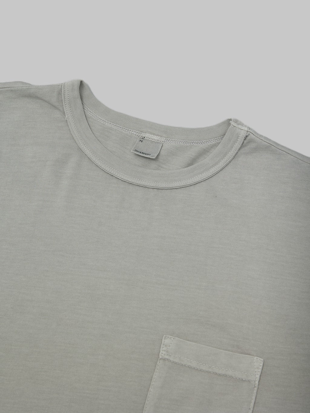 3sixteen Garment Dyed Pima Pocket Tshirt Ash details