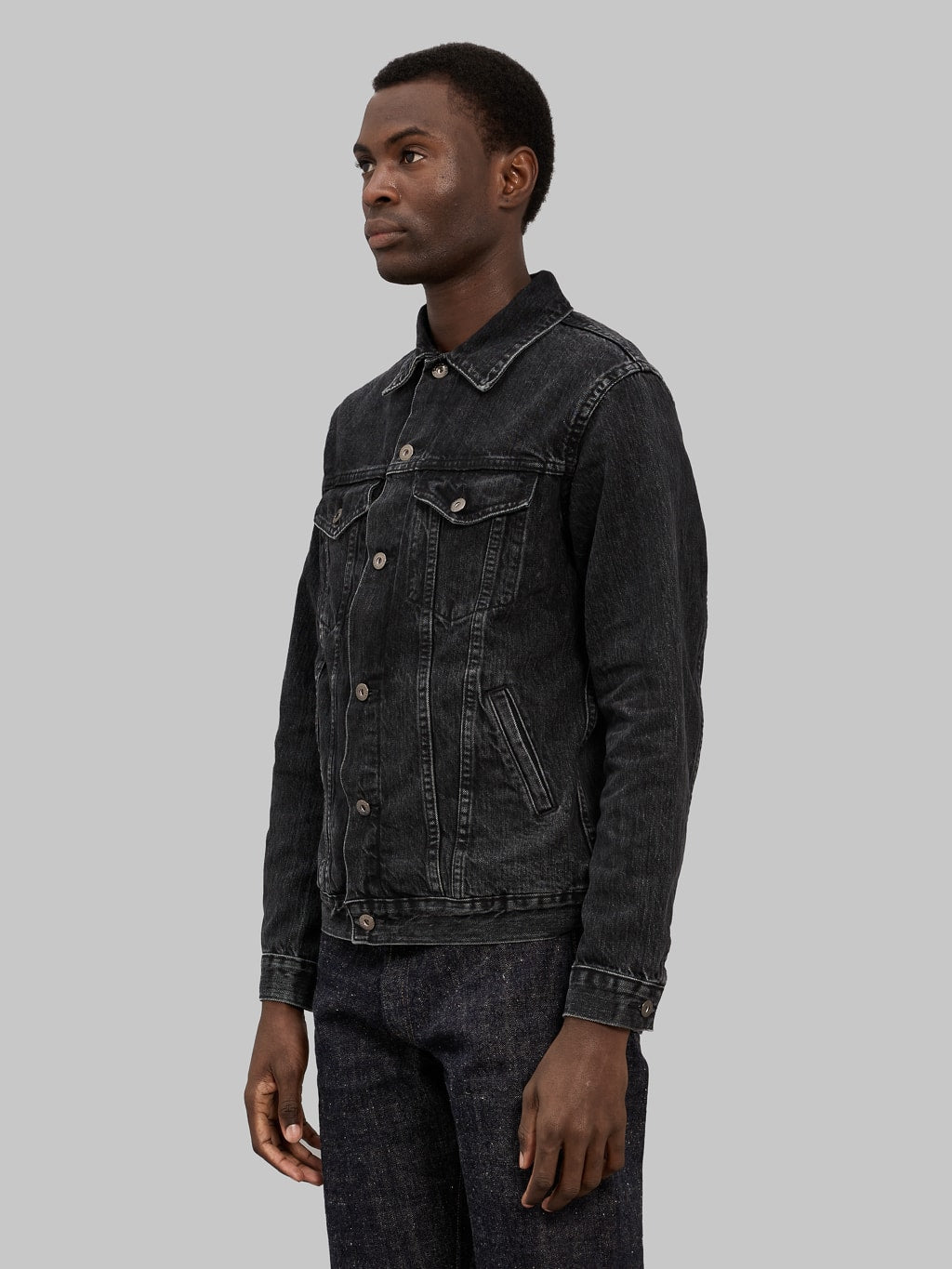 3sixteen Type 3s Denim Jacket Washed 222x 12oz selvedge side fit