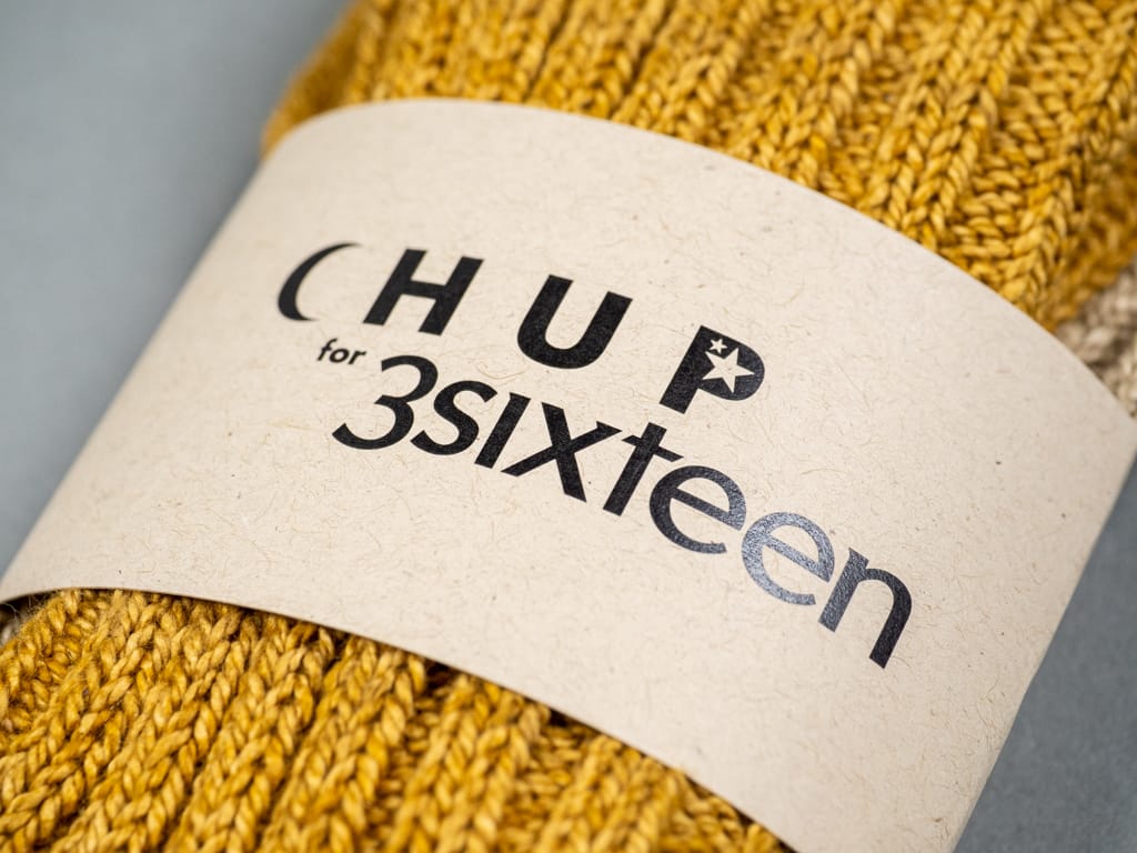3sixteen x Chup Socks Tan/Mustard Collaboration