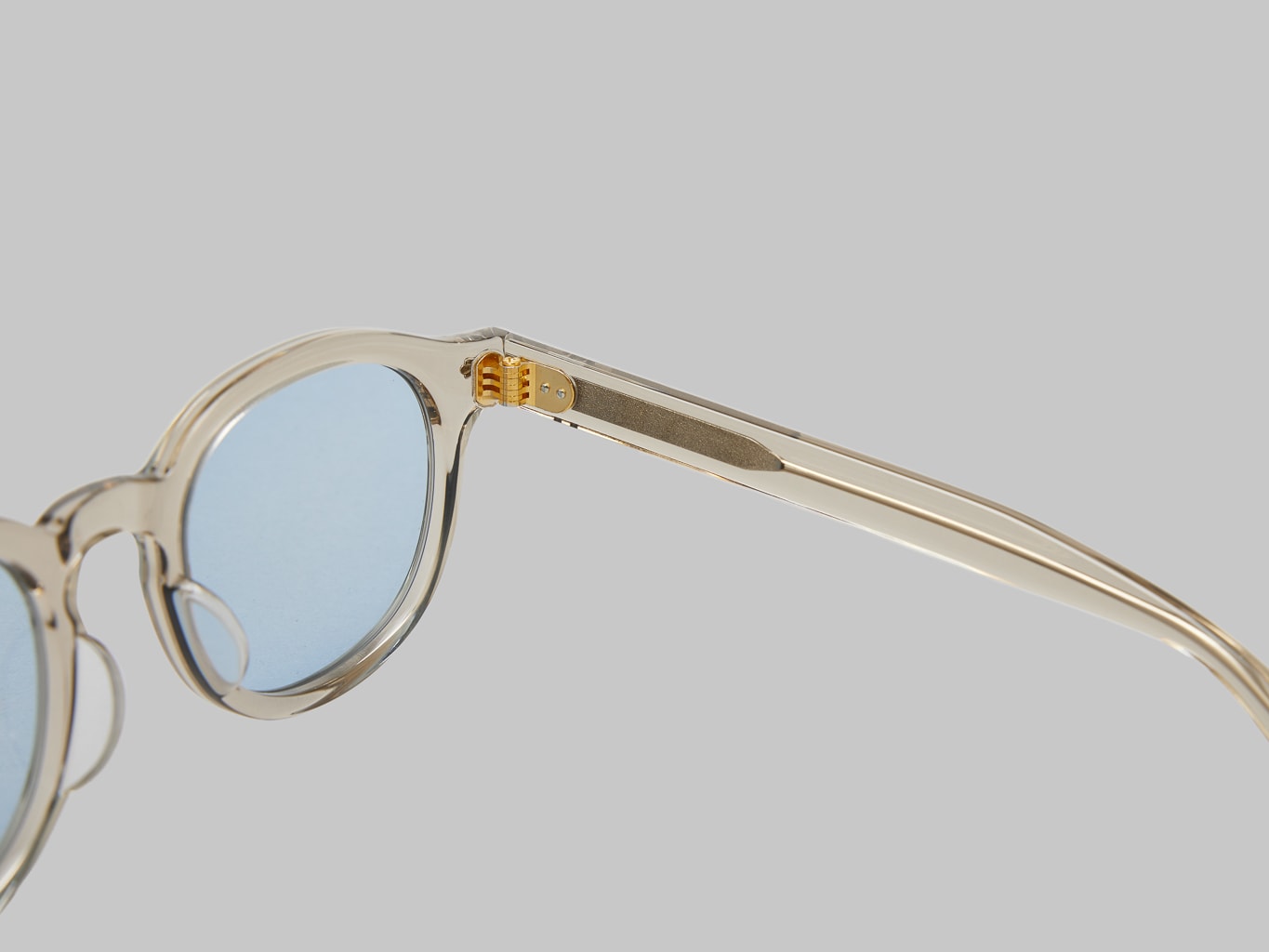 Calee Type Glasses Clear Blue  cellulose acetate