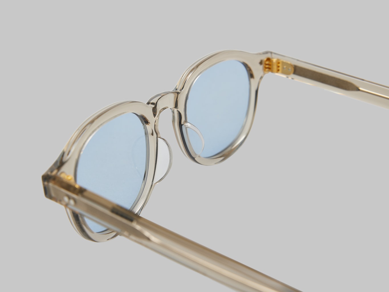 Calee Type Glasses Clear Blue  frame